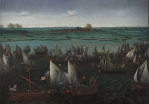 ハールレンメルメールの戦い 作： Hendrick Cornelisz. Vroom